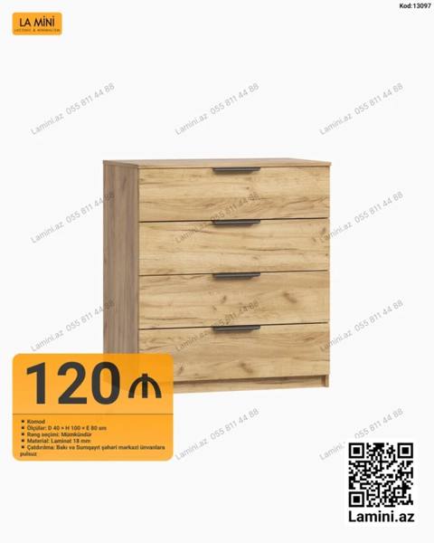 Komod – La Mini - Model kodu: 13097 - Material: 18 mm laminat — Баку