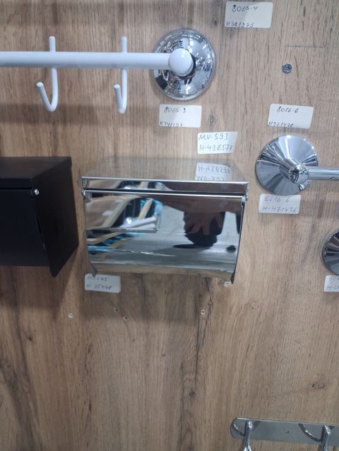 Divar tipli tualet kağızı dispenseri - Material: paslanmayan polad — Bakı