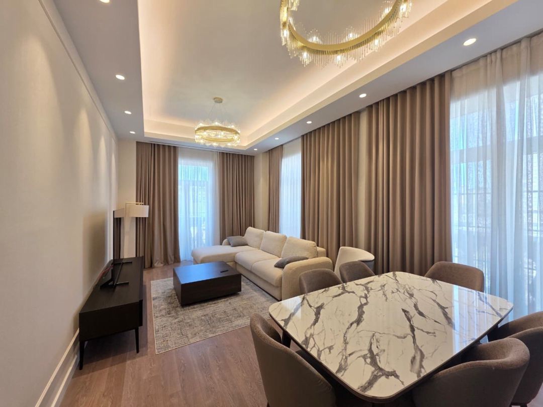 İcarəyə verilir 3 otaqlı yeni tikili 130 m² — Mənzil, Bakı (2)