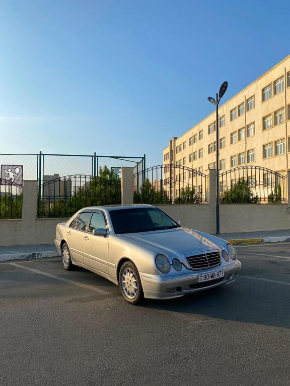 Mercedes E 320, 3.2 L, 2000 il, 312 325 km — Avtomobillər, Bakı (3)