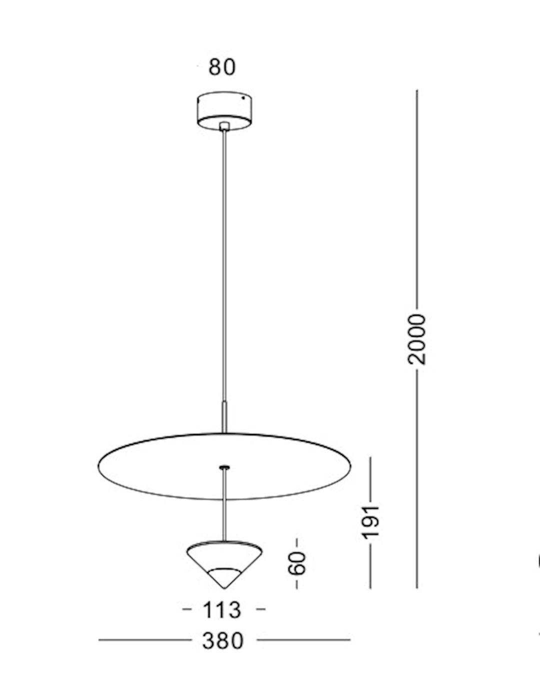 Asma çıraq Lustore LSP401-GD — Mallar, Bakı (2)