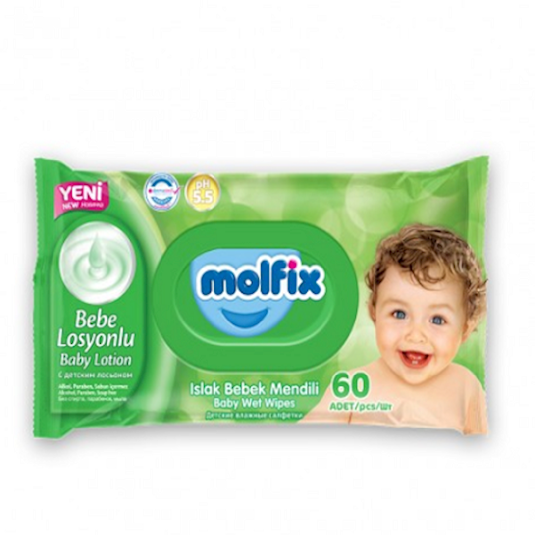 Molfix Cover nəm salfetlər uşaq üçün, 63 ədəd — Mallar, Bakı