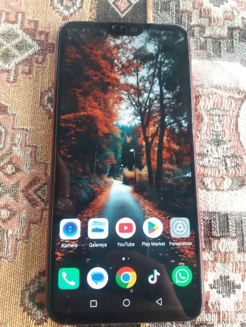 Honor 8X, 64 GB, rəng - Qırmızı, Barmaq izi — Sumqayıt