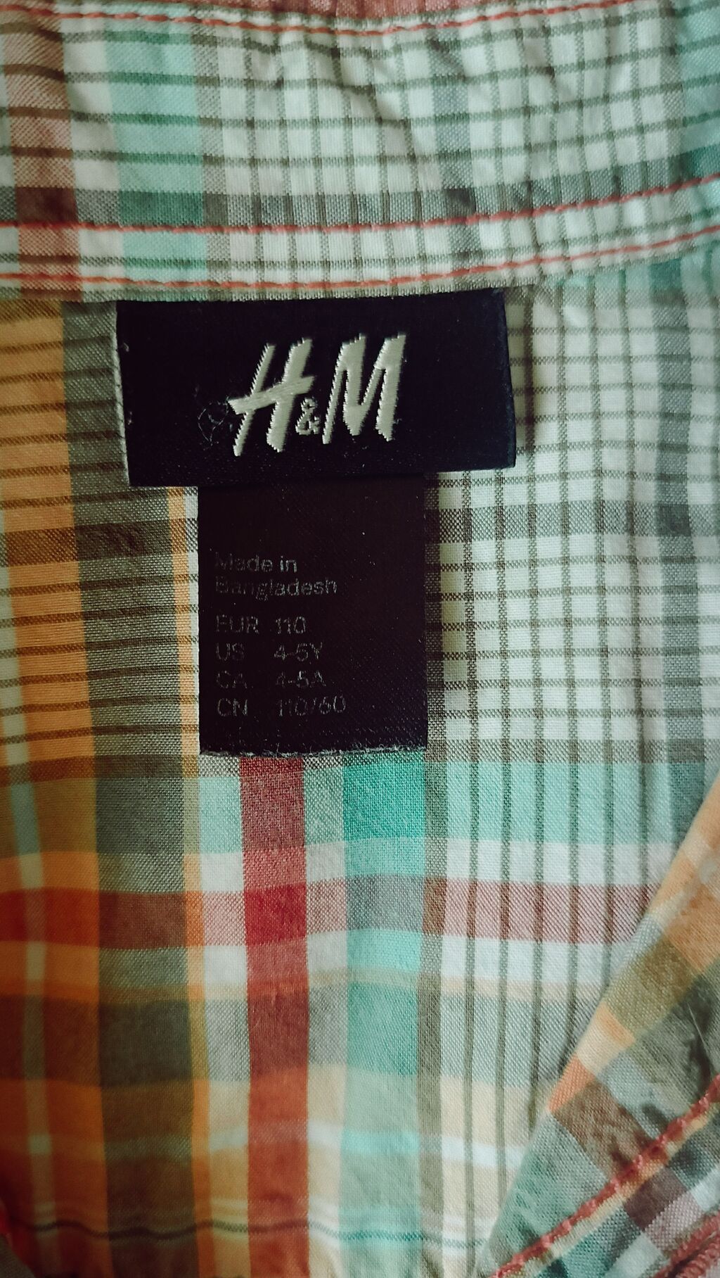 Köynək, Oğlan üçün, 4 - 5 yaş, H&M — Uşaq geyimi, Bakı (2)