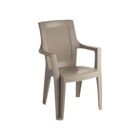 Bağ üçün stul, Plastik, 58 sm, 77 sm, bej — Bakı