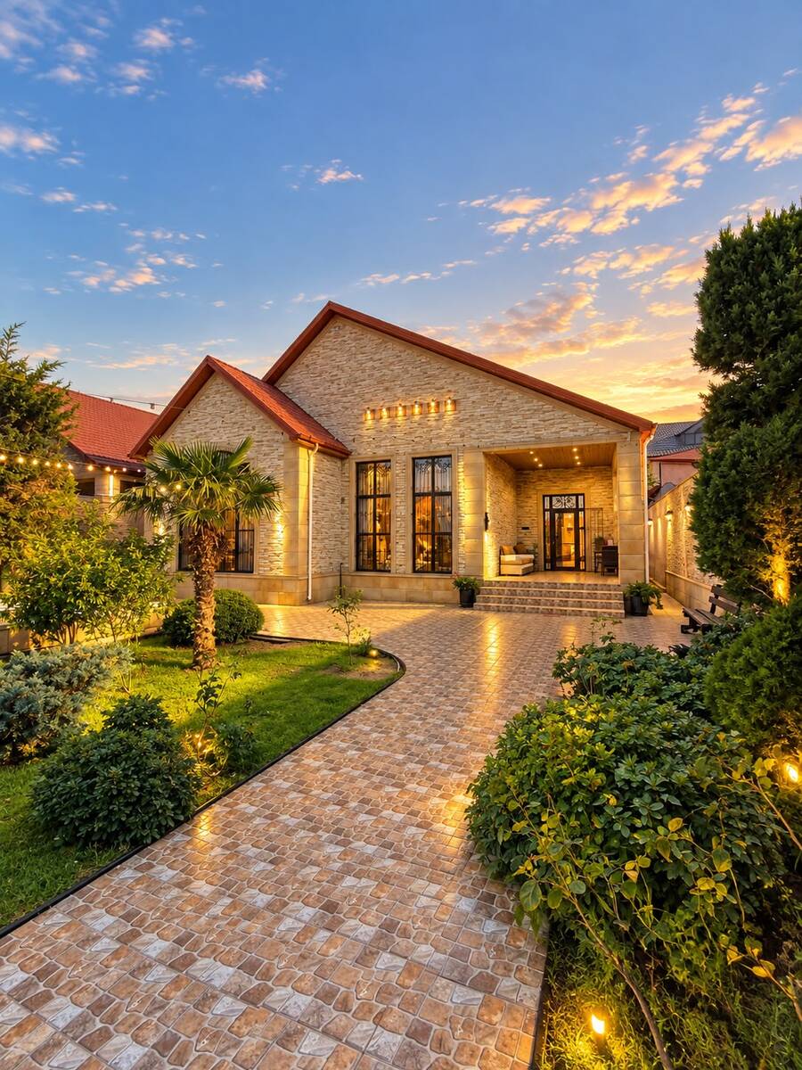 Satılır 5 otaqlı həyət evi/bağ evi 250 m² — Ev, villa, Bakı (3)