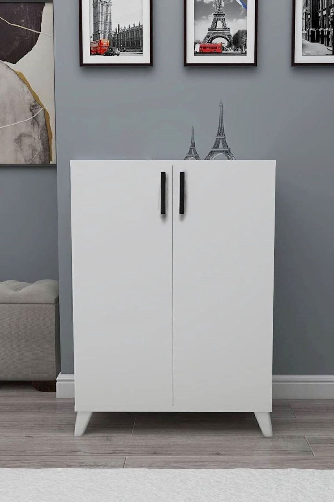 Ayaqqabı dolabı Ldsp, ağ, 88x70x32 sm — Mallar, Bakı (2)