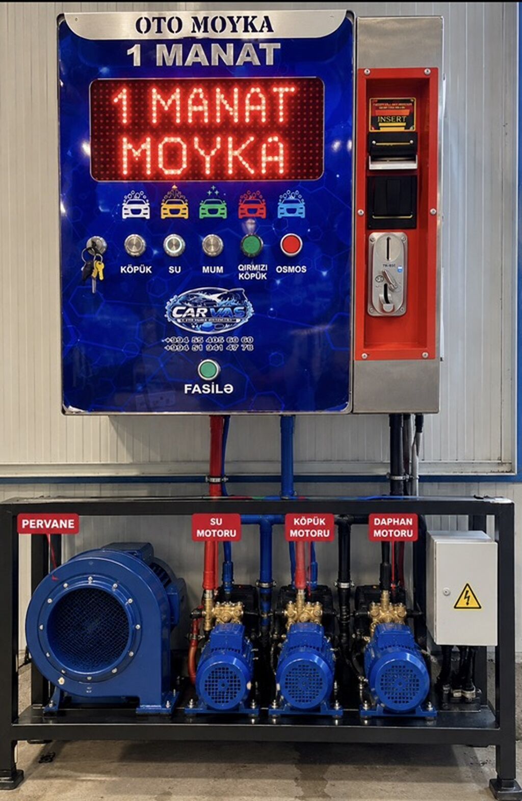 Özünəxidmət avtomobil yuma aparatı – “CAR Wash / OTO Moyka” sistemi — Avtoyuma üçün, Bakı (2)
