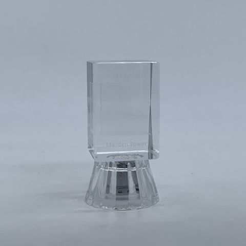 Suvenir 383D işıqlı, şüşə, şəffaf, 7x3 sm — Bakı