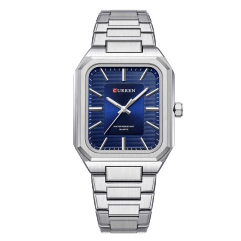 Kişi qol saatı Curren CU8457 Silver/Blue — Bakı