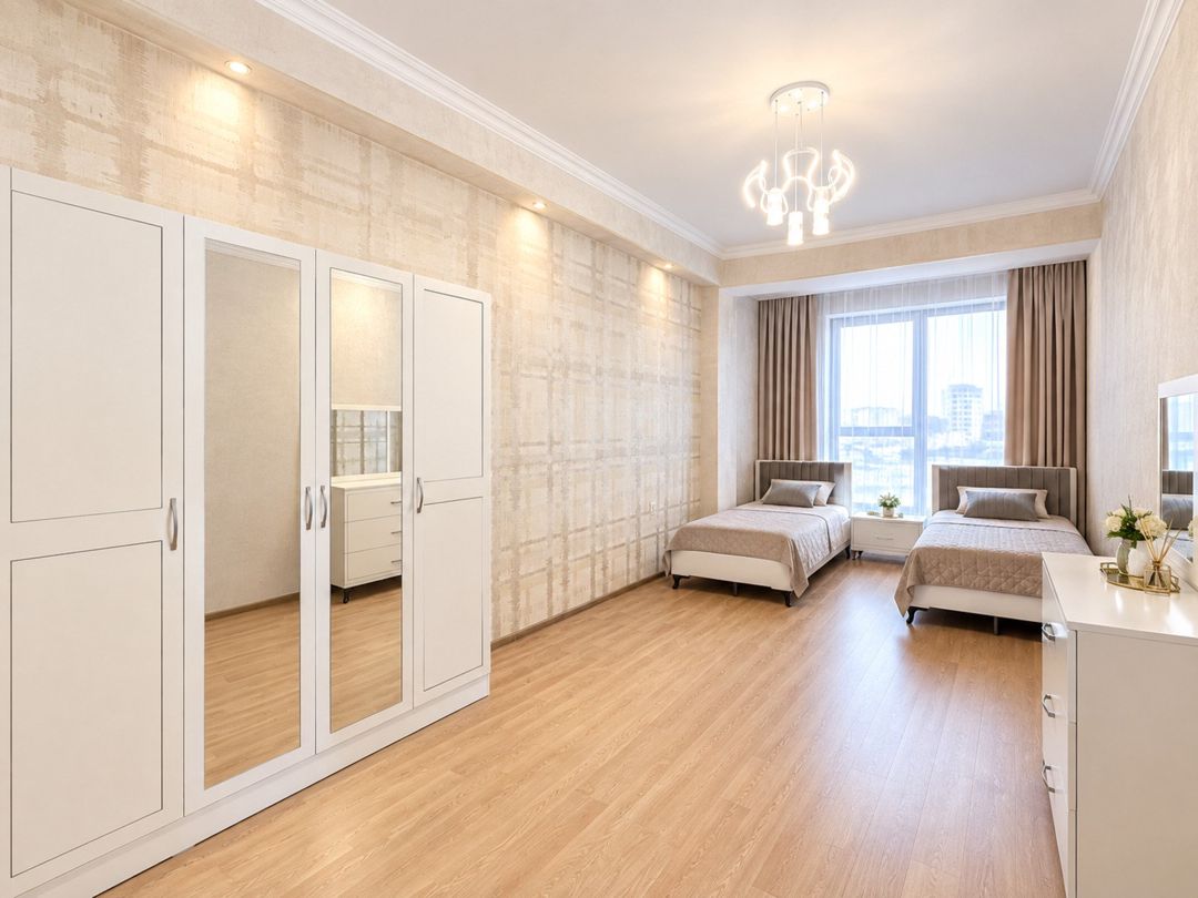 İcarəyə verilir 3 otaqlı yeni tikili 120 m² — Mənzil, Bakı (9)