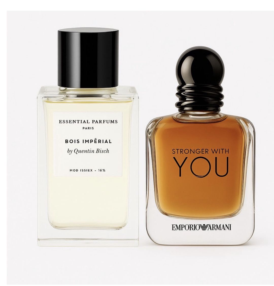 Ətir dəsti hər kəs üçün (ətir suyu No Brand Bois Imperial 100 ml, ətir suyu No brand Stronger With You 100 ml) — Mallar, Bakı