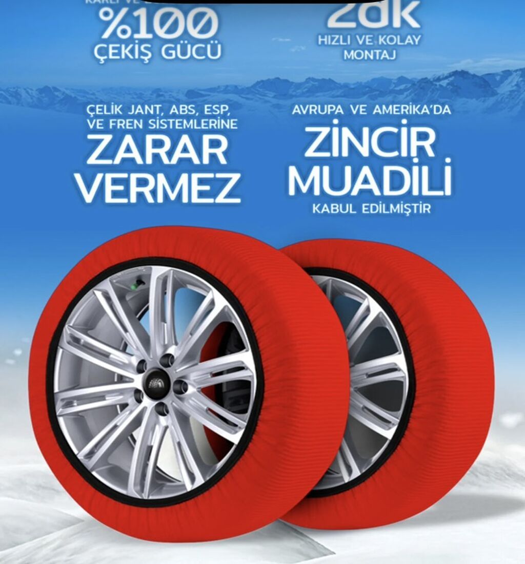 Məhsul: SnowSocks Active Series – avtomobil üçün kar çorabı Təsvir — Təkər aksesuarları, Bakı (4)