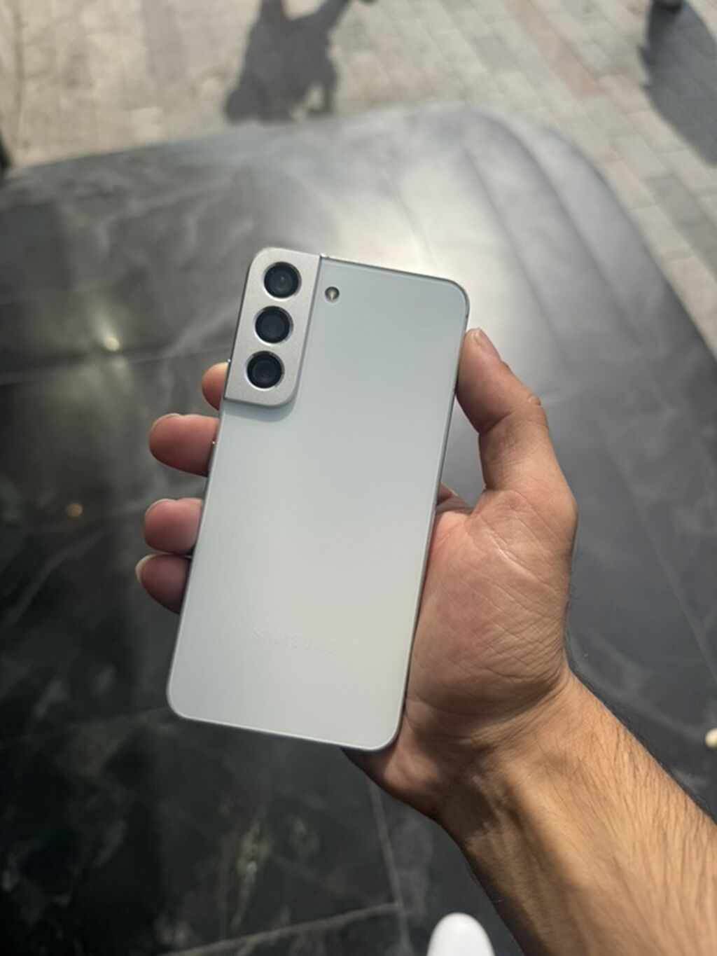 Samsung Galaxy S22, 256 GB, rəng - Ağ, Simsiz şarj — Samsung, Bakı