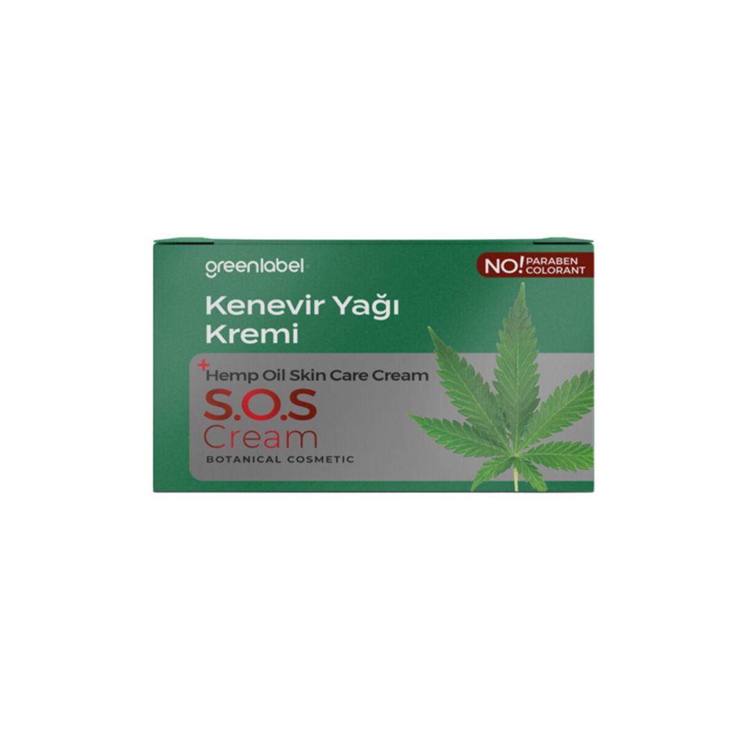 Nəmləndirici üz kremi Greenlabel çətənə yağı və sink, 50 ml — Mallar, Bakı (2)