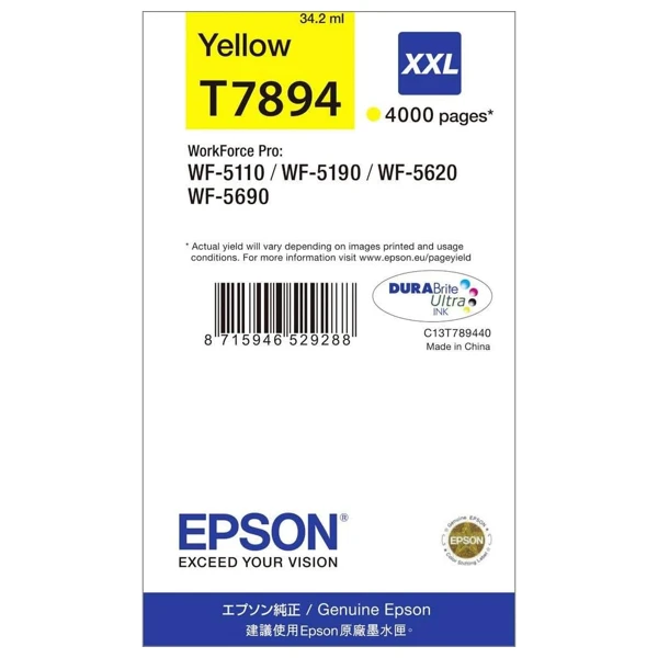 Epson T7894 Yellow C13T789440 — Bakı