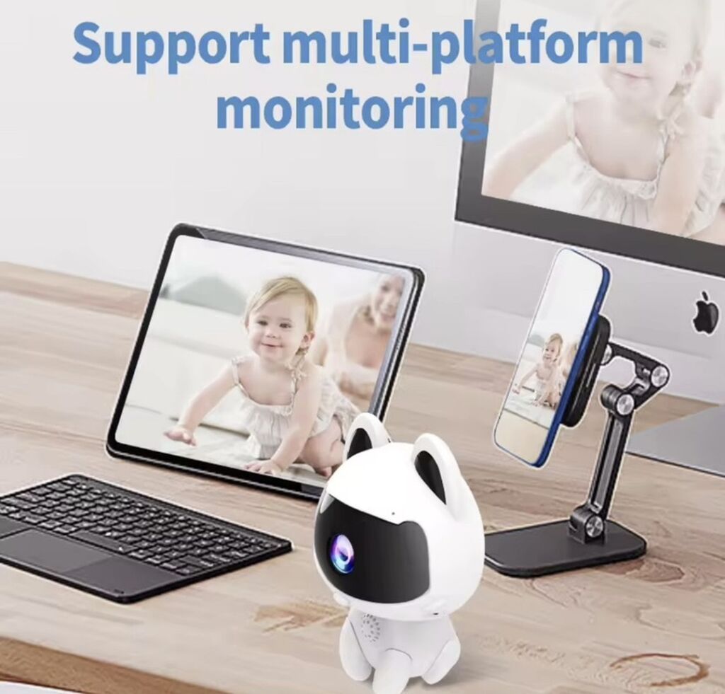 K9 HD WiFi Kamera – V380 Pro tətbiqi ilə - 1080P (2MP) HD görüntü — Surveillance sistemləri, Bakı (3)
