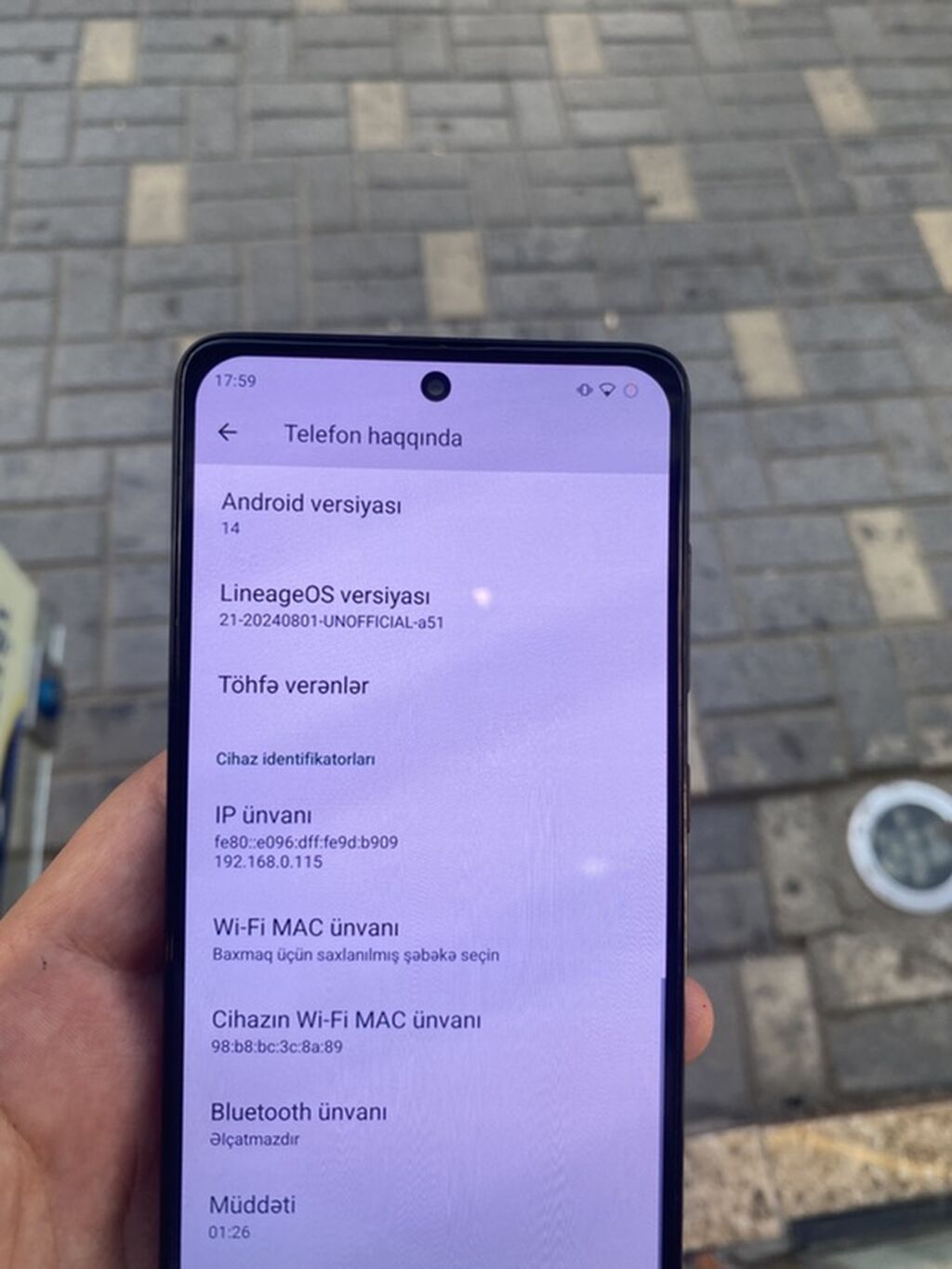 Samsung Galaxy A51, 128 GB, rəng - Qara, Barmaq izi — Samsung, Sumqayıt (3)