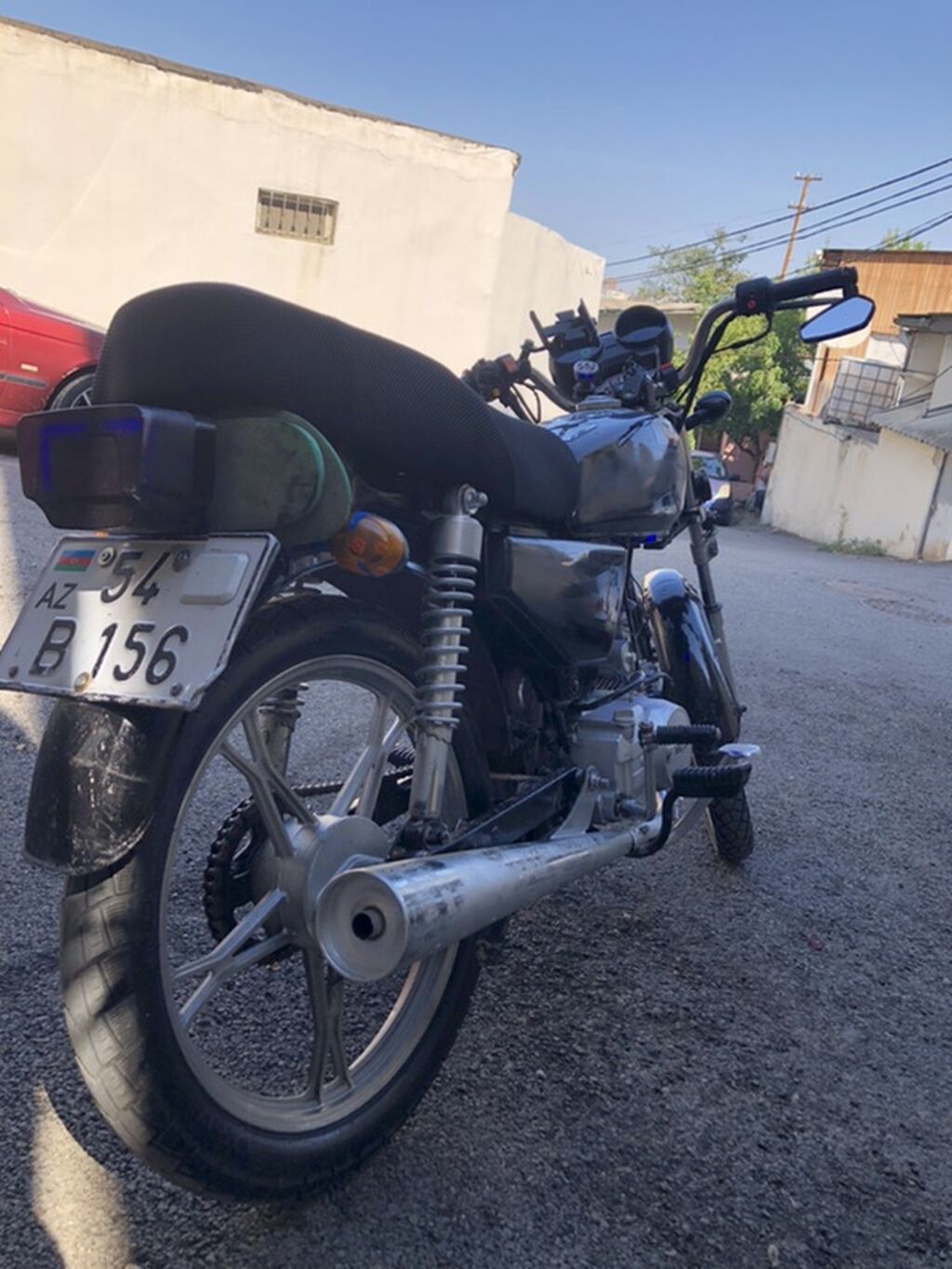 Moped tipli yüngül motosiklet - Rəng: qara - Mühərrik: hava ilə — Mopedlər və skuterlər, Bakı (7)