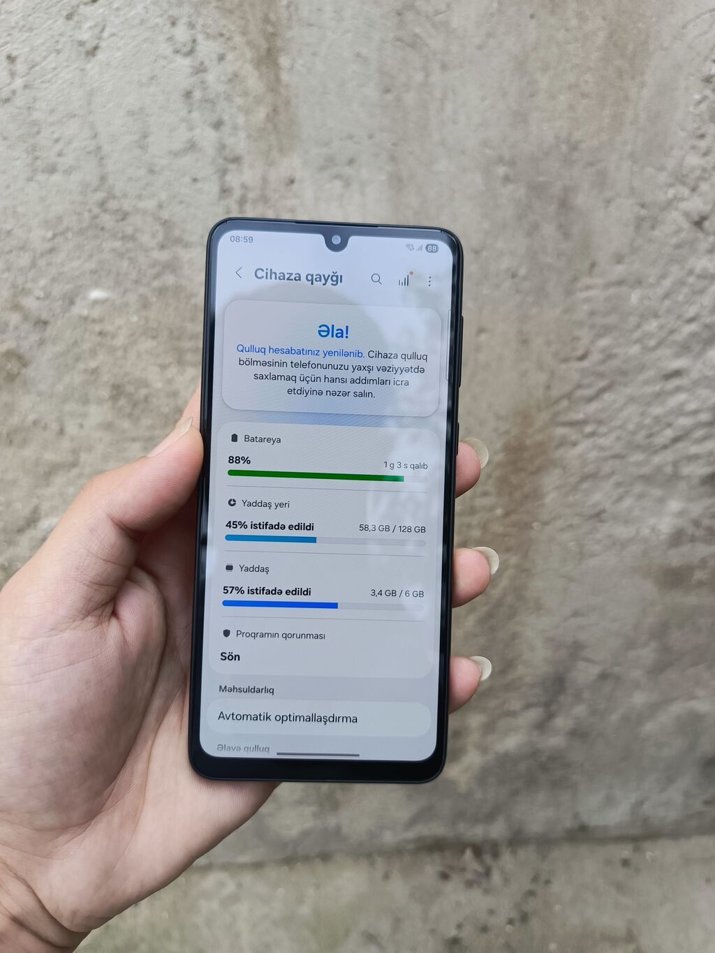 Samsung Galaxy A33 5G, 128 GB, rəng - Qara, İki sim kartlı — Samsung, Bakı (2)