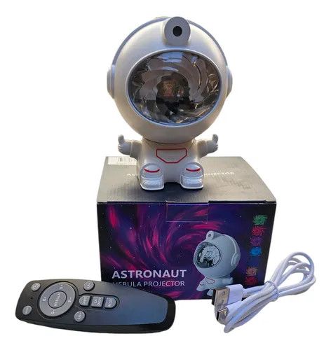 Gecə proyektoru uşaqlar üçün Astronaut, ağ — Mallar, Bakı (2)