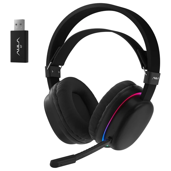 Aula G7 Black Tri-Mode Wireless Gaming Headset — Bakı