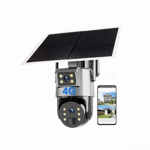 Günəş enerjili 4G kamera 20X zoo müşahidə kamerası Smartecs mağazası — Bakı