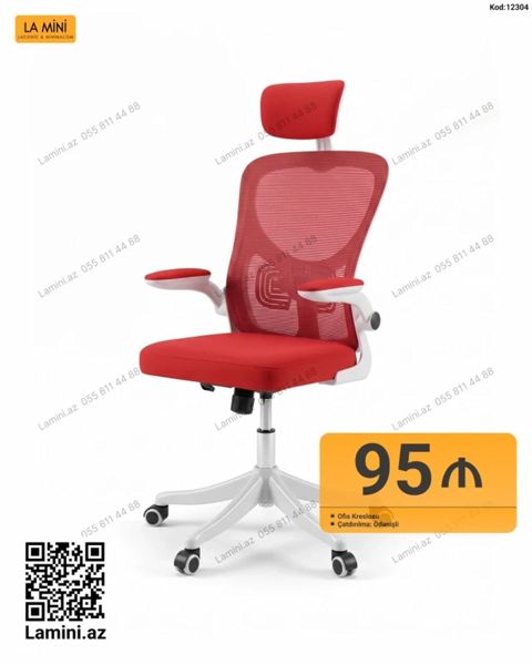 LA Mını ofis kreslosu – ergonomik və funksional model. - Rəng — Bakı