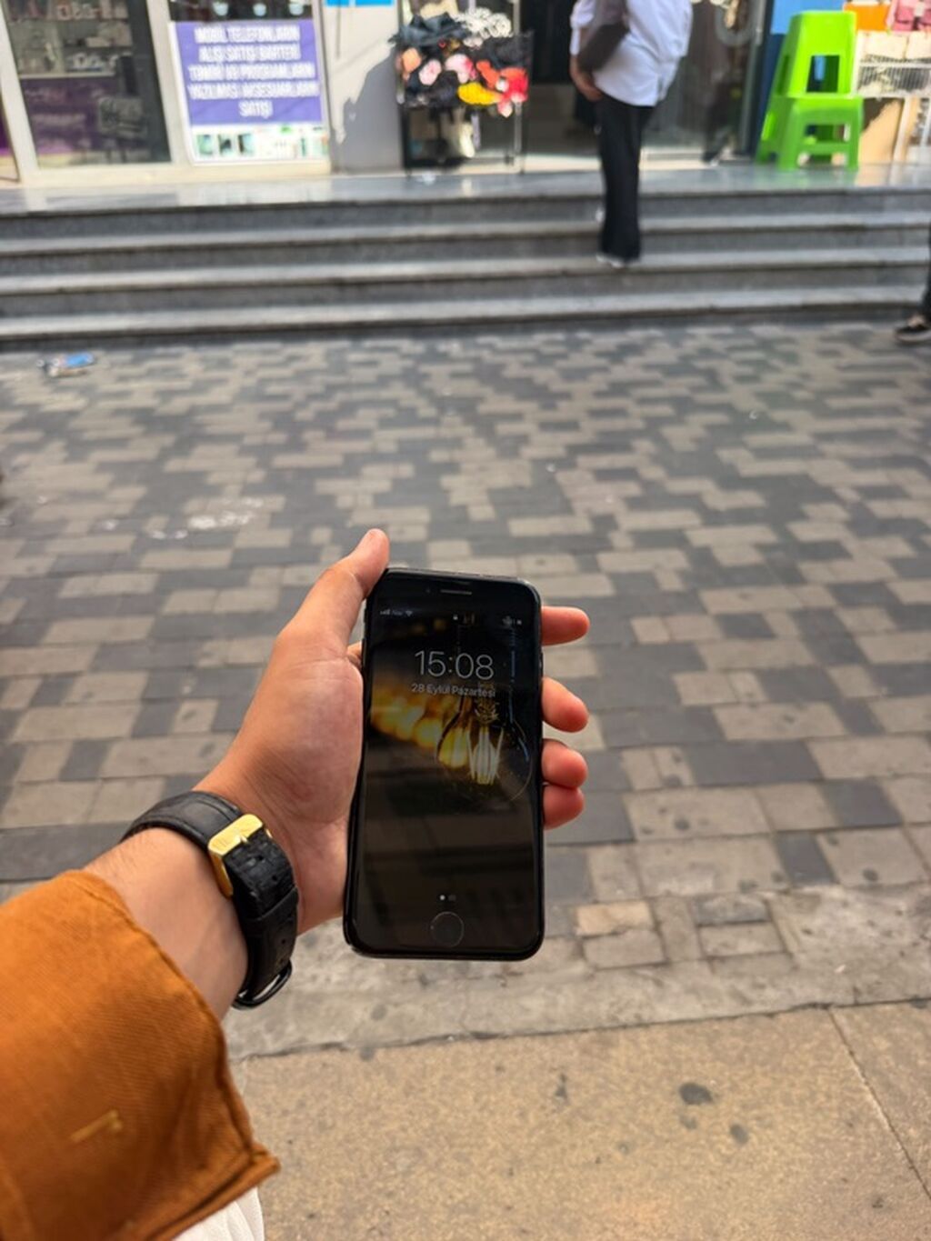 IPhone 7, 128 GB, Qara, Barmaq izi — Apple iPhone, Bakı (4)
