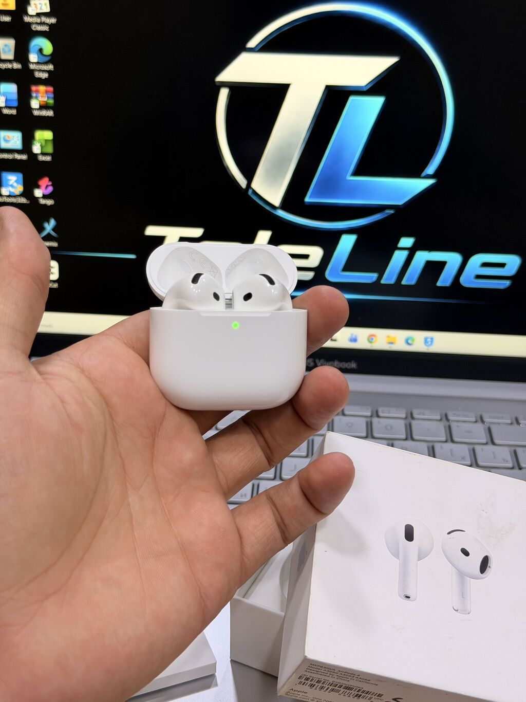Yeni Simsiz (Bluetooth) Qulaqcıqlar, Apple, rəng - Ağ — Qulaqcıqlar, Bakı