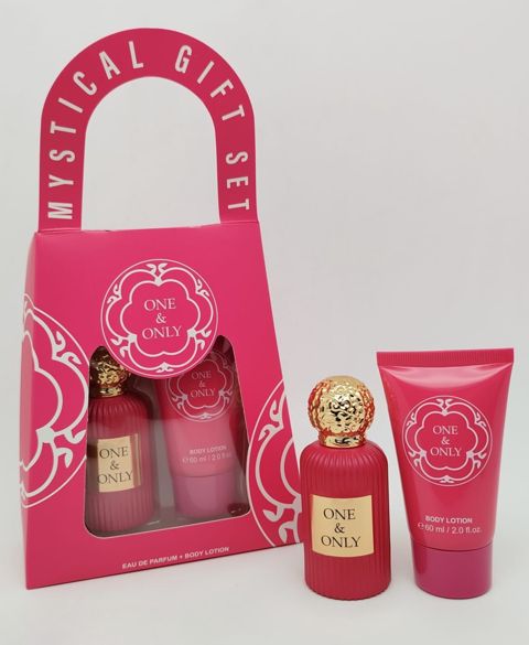 No Brand One&Only qadınlar üçün ətir dəsti (ətir suyu 30 ml + bədən losyonu 60 ml) — Bakı