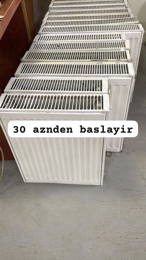 Panel radiatorlar – müxtəlif ölçülərdə, divara quraşdırılan, mərkəzi — Bakı
