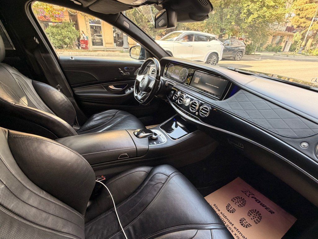 Mercedes S 500 4MATIC, 4.7 L, 2015 il, 157 000 km — Avtomobillər, Bakı (8)