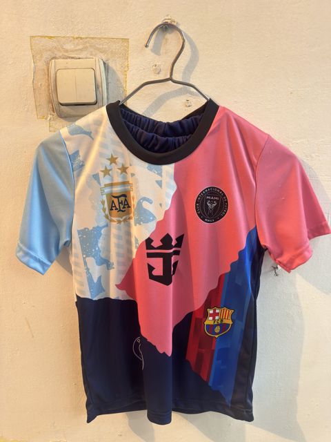 Futbol dəsti Messi 10, rəngbərəng, parça, ölçü 152 — Bakı