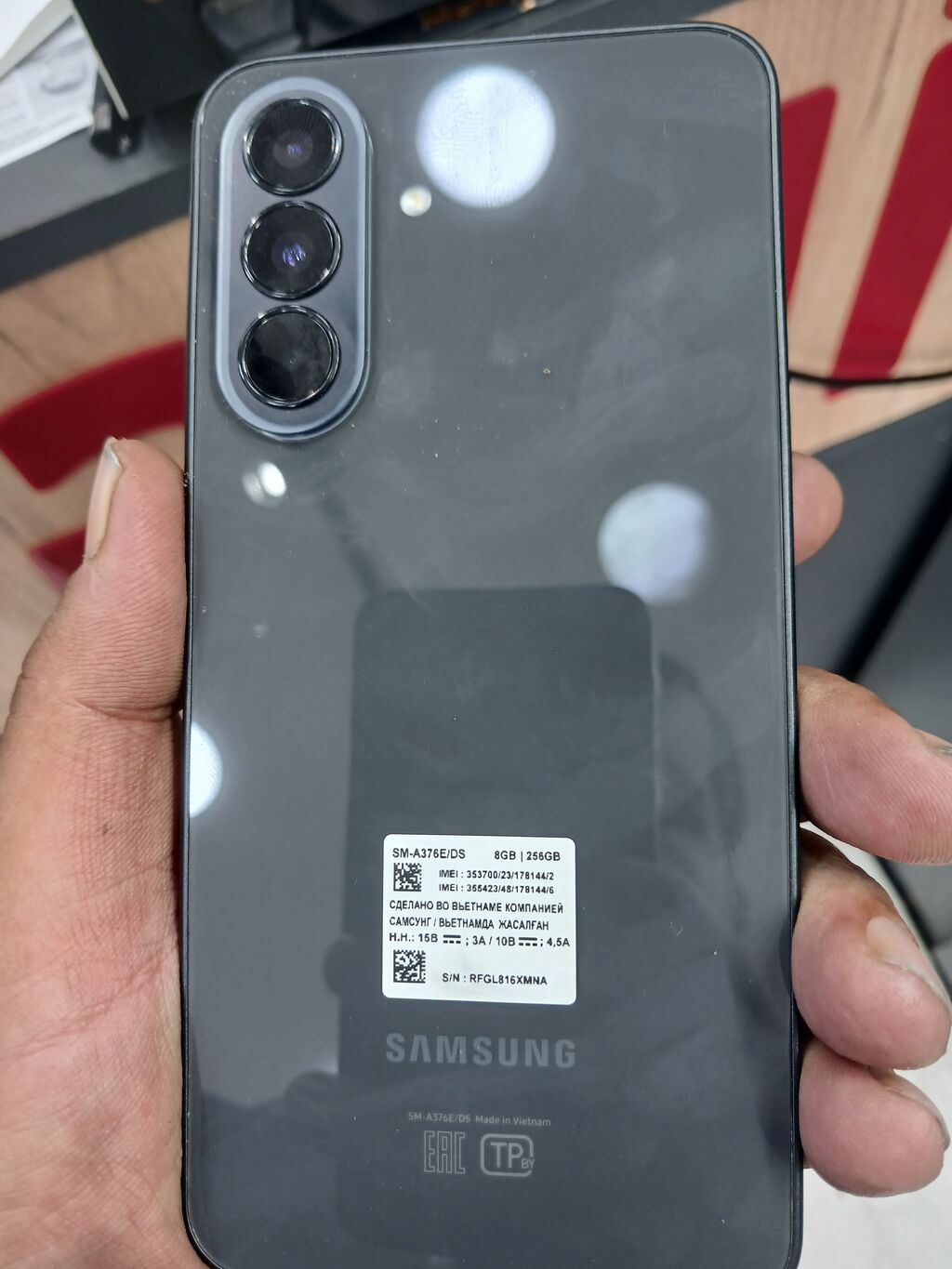 Samsung 256 GB, rəng - Qara, Zəmanət, Düyməli, Barmaq izi — Samsung, Bakı (3)