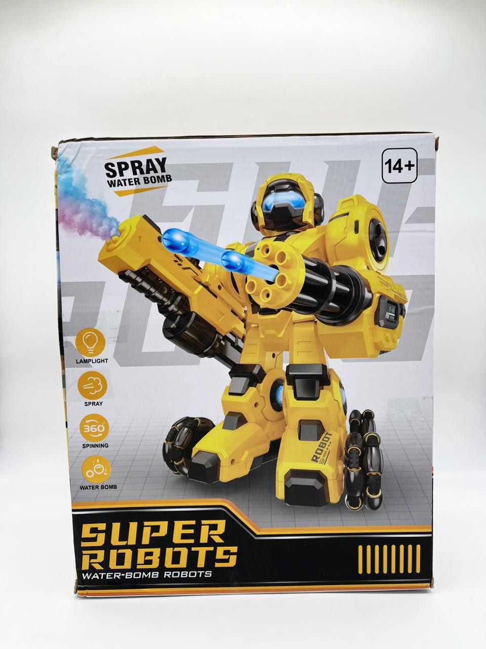 İnteraktiv oyuncaq robot, plastik, sarı, 14 yaş — Mallar, Bakı (2)