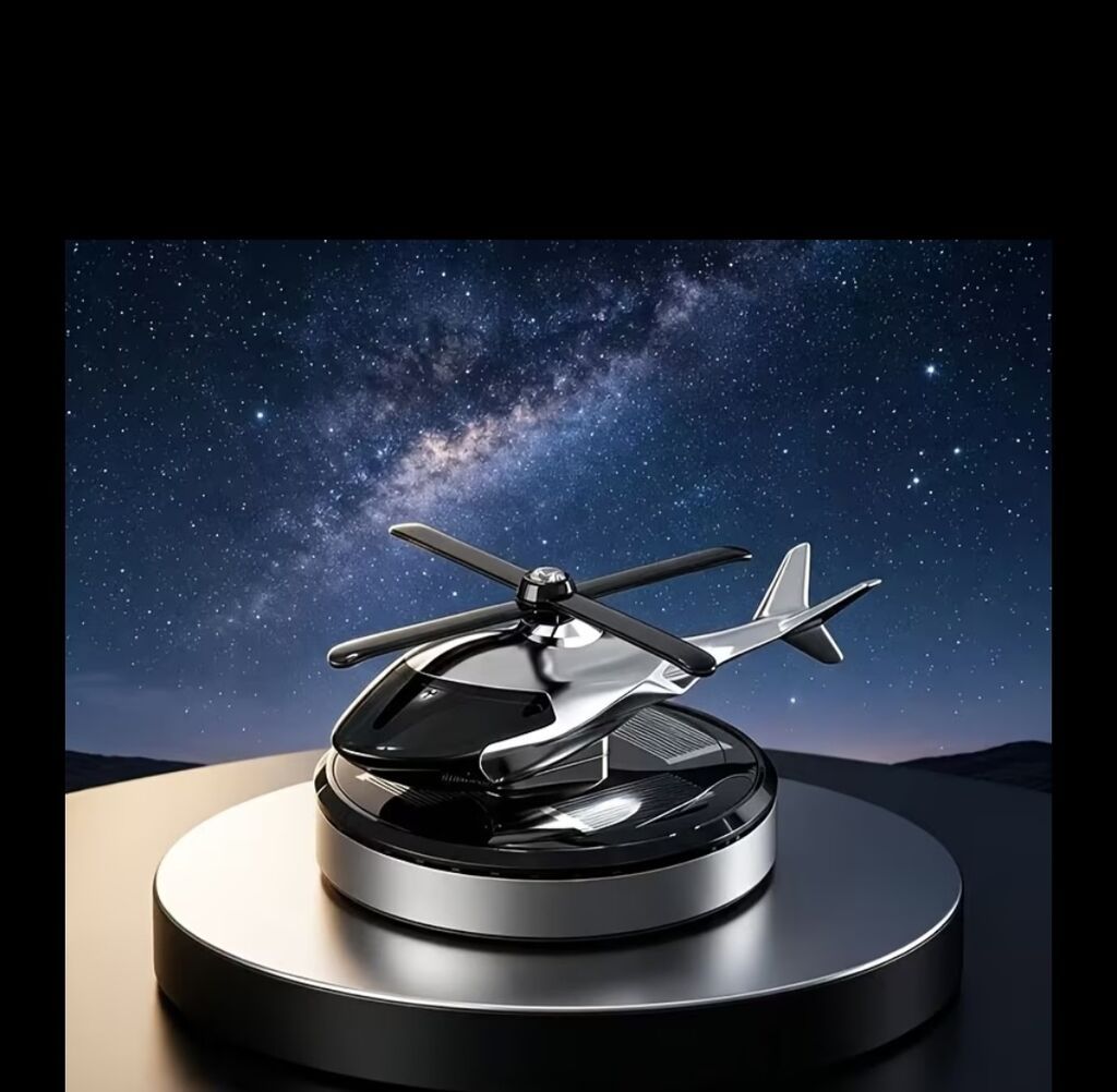 Günəş enerjili helikopter formasında avtomobil ətir yayıcı - Dizayn — Avtomobil aromolayıcıları, Gəncə (4)