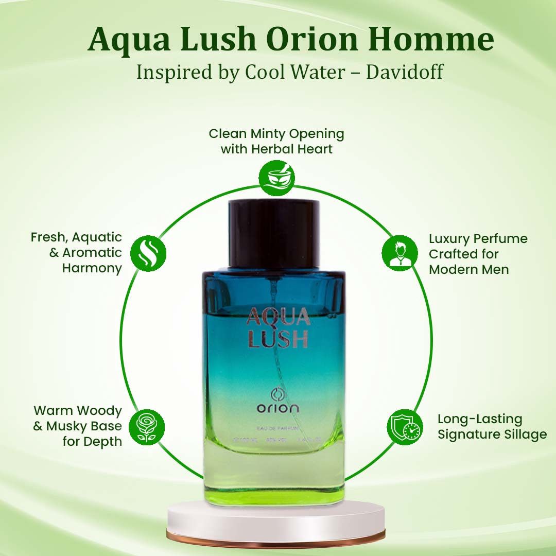 Orion Aqua Lush kişilər üçün ətir suyu 100 ml — Mallar, Bakı (3)