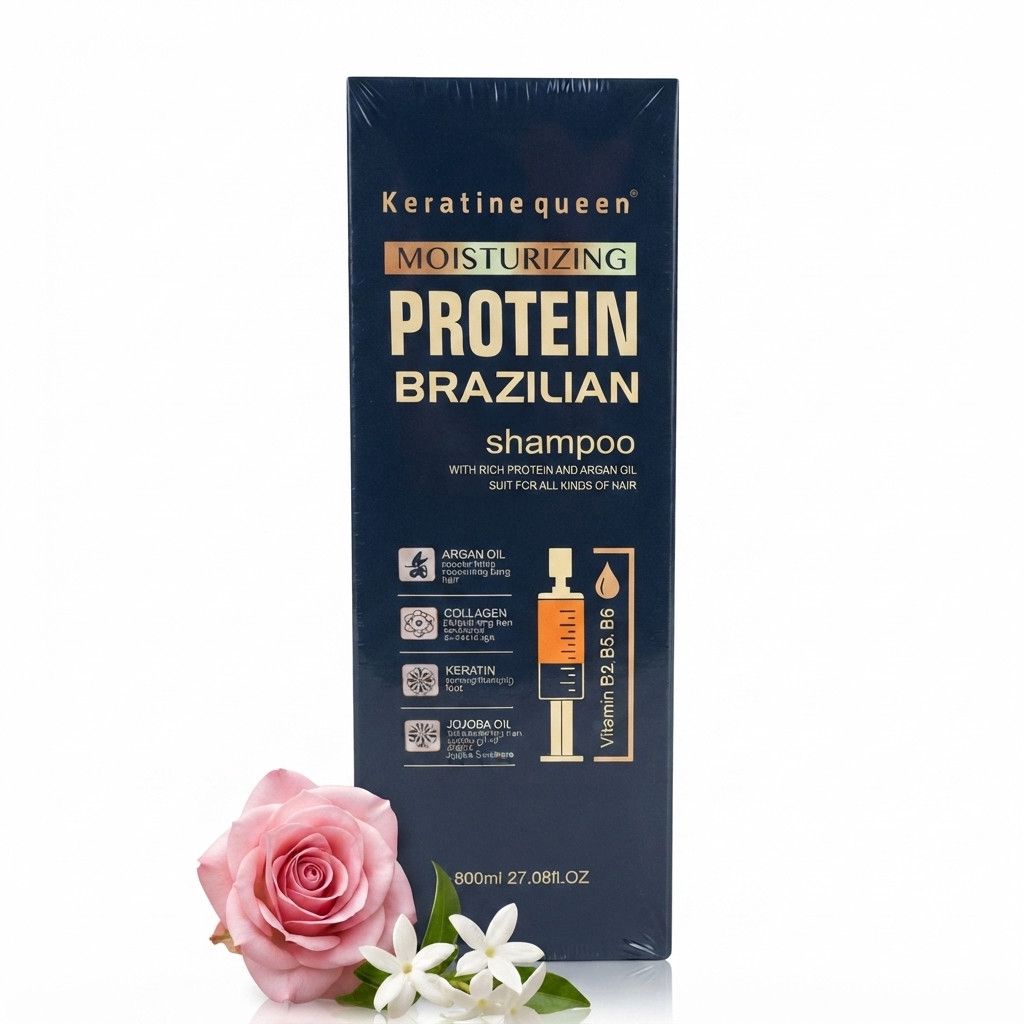 Saçlar üçün şampun Moisturizing Protein Brazilian, 800 ml — Mallar, Bakı