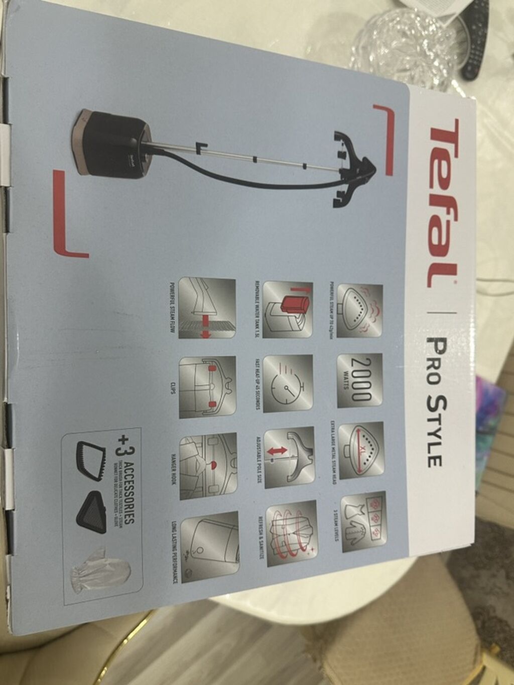 Tefal Pro Style geyim buxarlandırıcısı (model IT3470E1) – Güc: 2000 W — Buxar soxucu, Bakı (4)