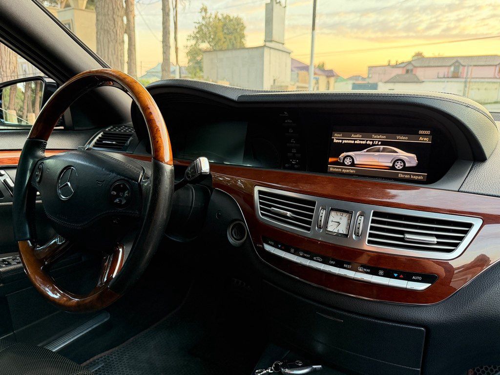 Mercedes S 350, 3.5 L, 2007 il, 320 000 km — Avtomobillər, Bakı (12)