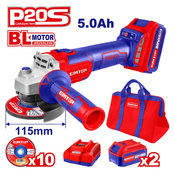 Cordless angle grinder ELAG2011582 — OnMaster — Təmir və tikinti