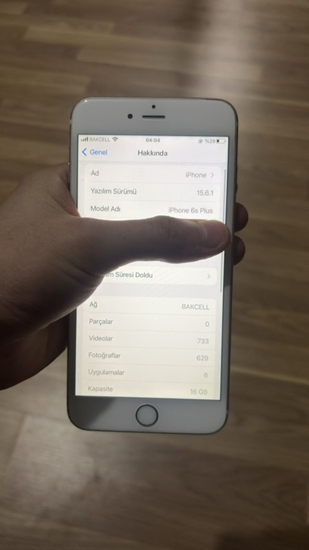 IPhone 6s Plus, 16 GB, Rose Gold, Barmaq izi — Apple iPhone, Bakı (3)