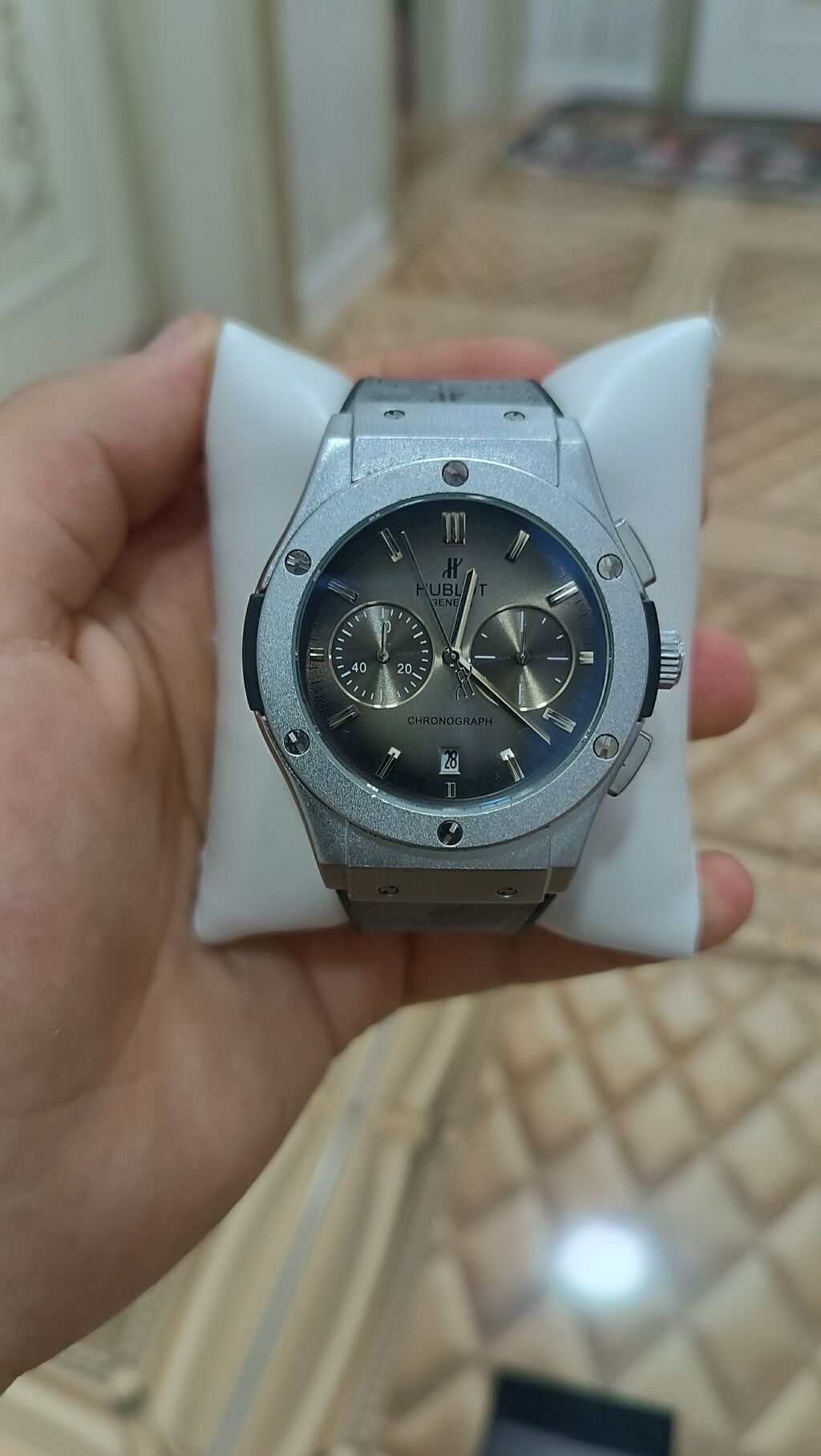 Yeni, Qol saatı, Hublot, rəng - Boz — Qol saatları, Mehdiabad (7)