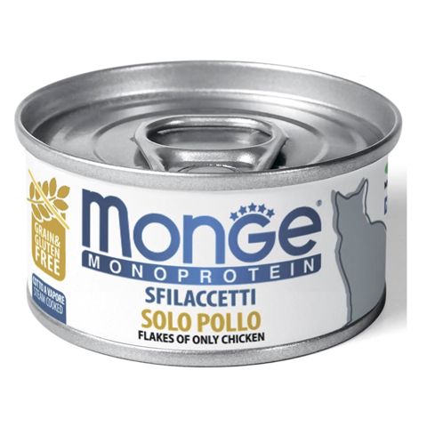 Konserv Monge Monoprotein yetkin pişiklər üçün, toyuq ilə, 80 q — Bakı