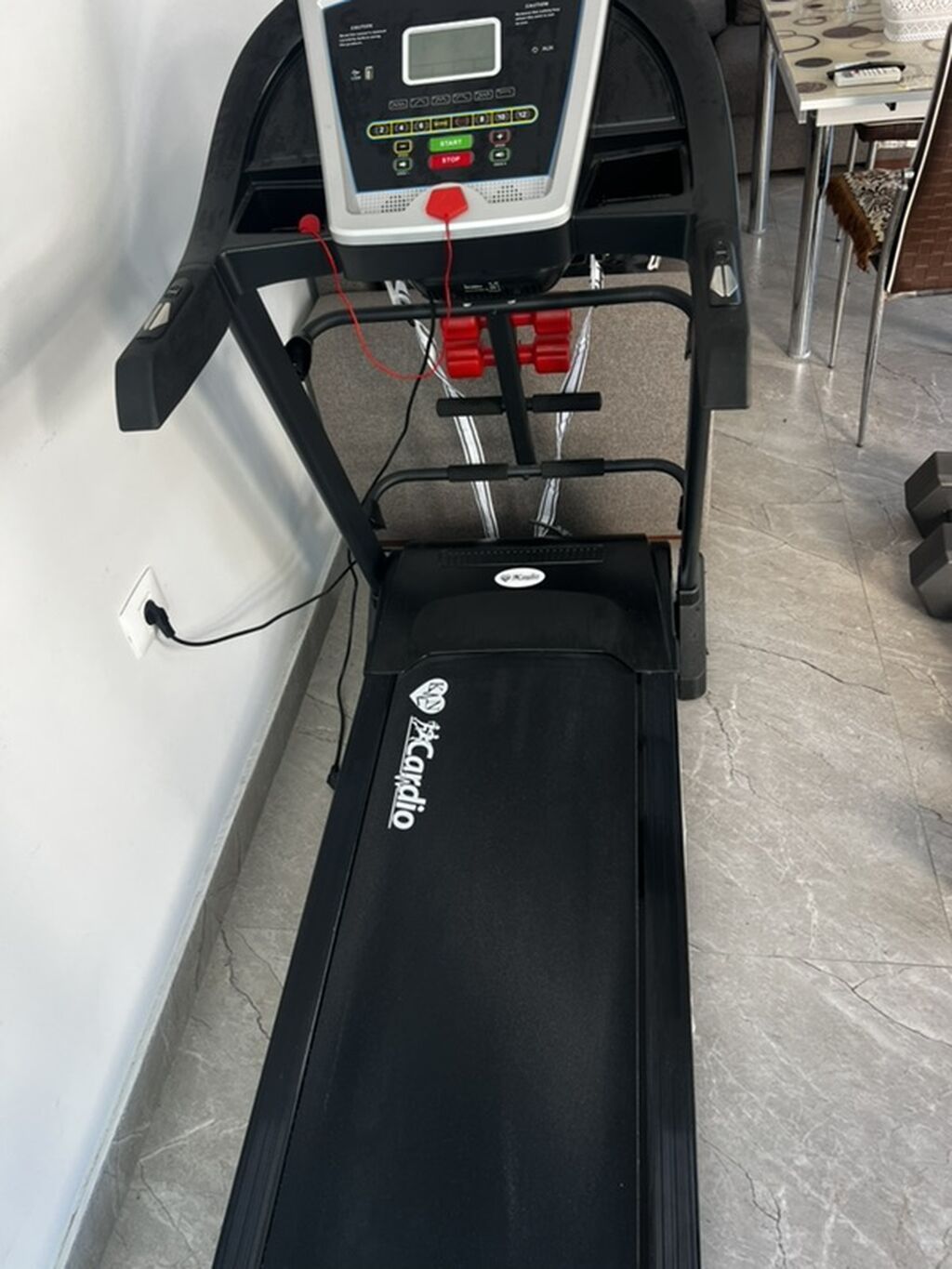 KS Cardio qaçış trenajoru - Elektron panel: LCD ekran sürət, məsafə — Koşu simulyatorları, Digah (4)
