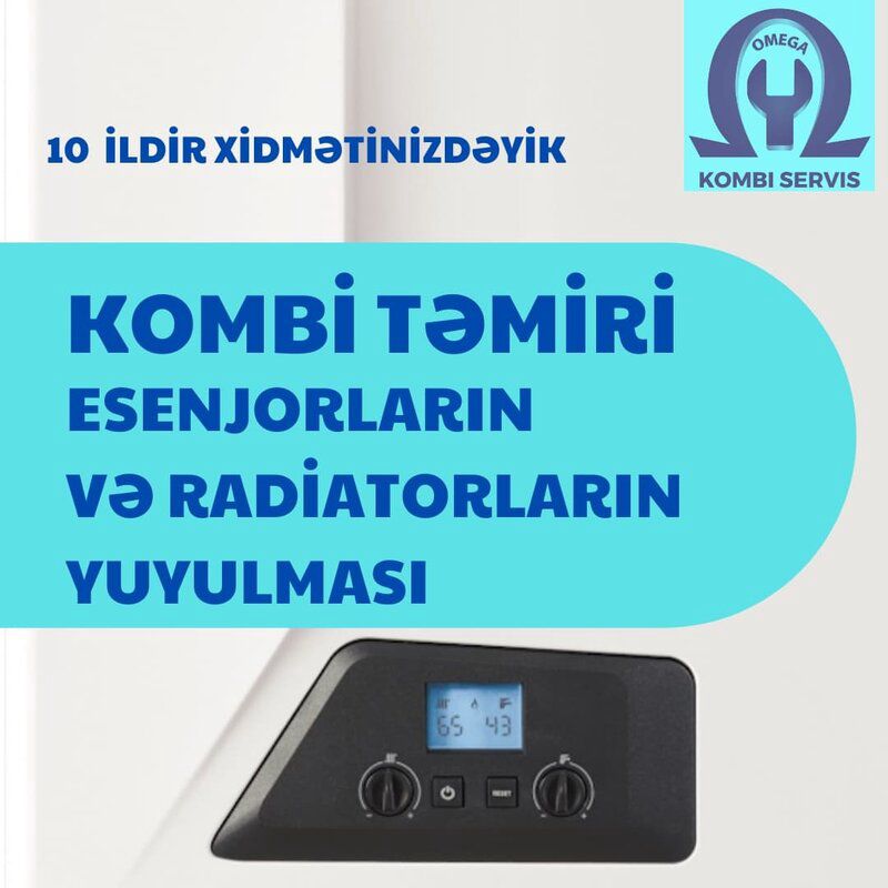 Kombi Təmiri Yuyulması, Quraşdırılması — Kombi, qazanca və su isitici təmiri, Bakı