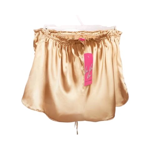 Qadınlar üçün Şortlu pijama dəsti Vixen 2301167000000, qızılı, satin, ölçü S — Bakı