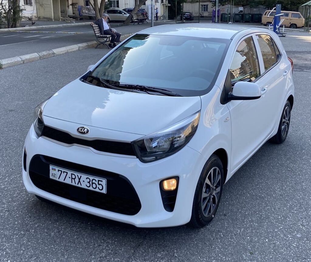 Kia Morning: 1 l 2018 il Hetçbek 77-RX-365 — Avtomobillər, Bakı (9)