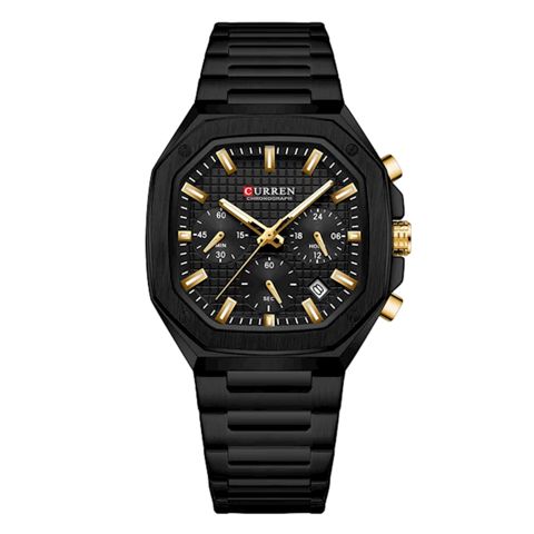 Kişi qol saatı Curren C 8459 Black — Bakı